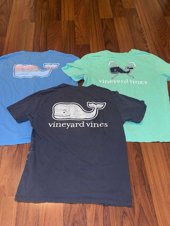 Vineyard Vines Tops - Vineyard Vines Men’s T Shirt Size Medium Blue Green Travis Mathew Bad Birdie